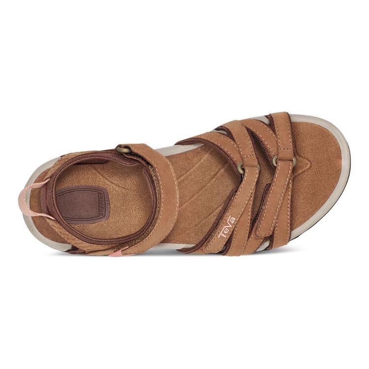 Teva Women's Tirra Leather Sandals Honey Brown