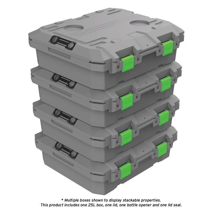 TRED 50-40 Shallow Storage Box 25L Grey 25 L