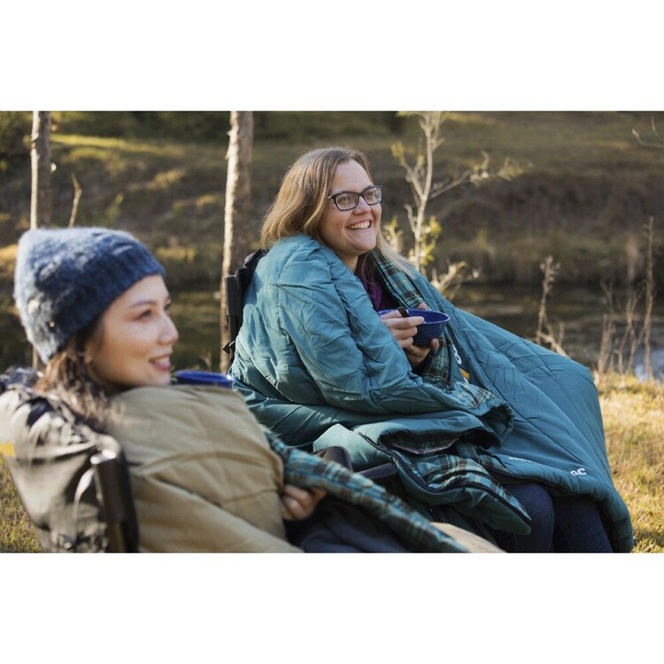 Oztrail Jindabyne 0°C Single Sleeping Bag Teal Single