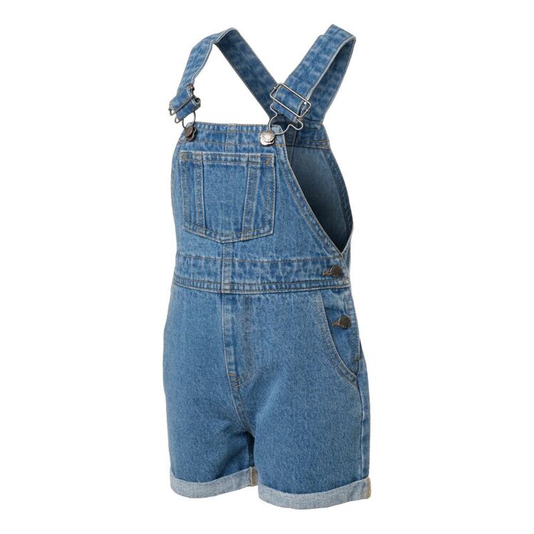 Cape Kids Girls Dungarees Demin Blue