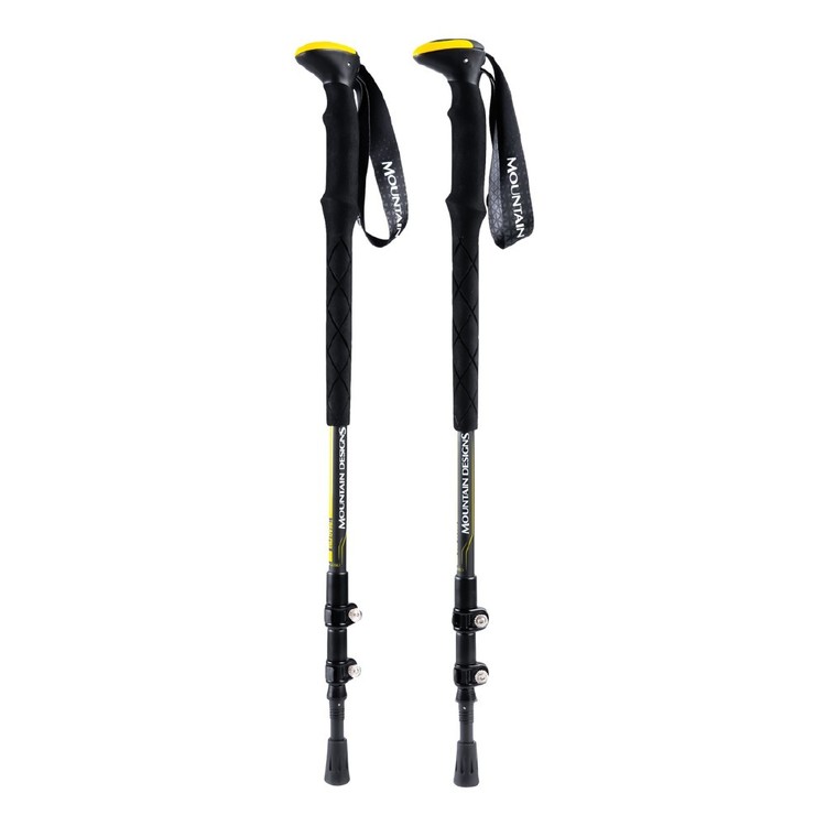 Mountain Designs Tread Pro Trekking Poles Black