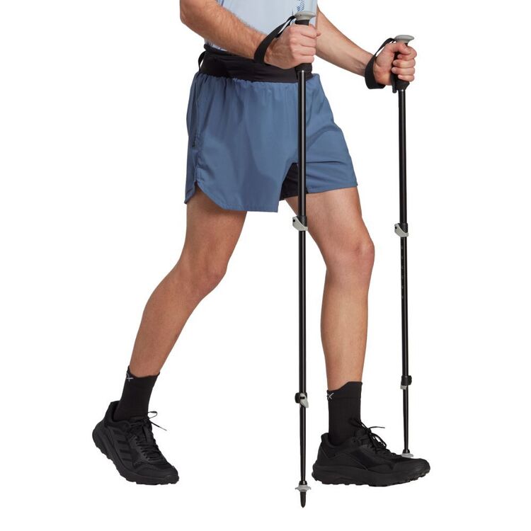 adidas Men's Terrex AGVC Run Shorts Steel