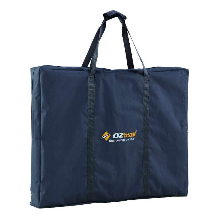 Oztrail Jumbo Sun Lounger Blue & Grey