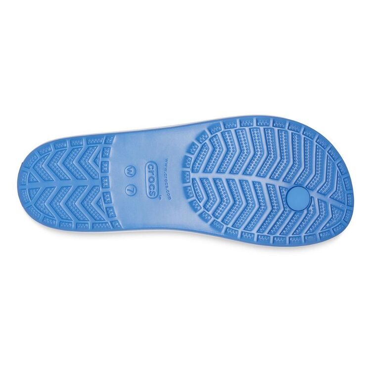 Crocs Women's Crocband Bleach Dye Thongs Pale Blue