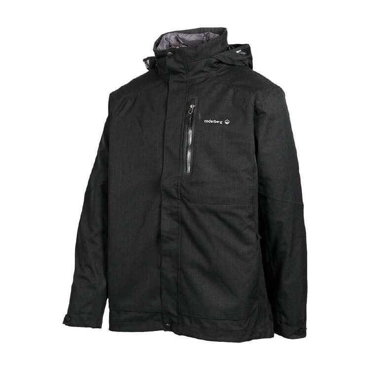 Cederberg Men's Tyrol 3 In 1 Jacket Black & Grey
