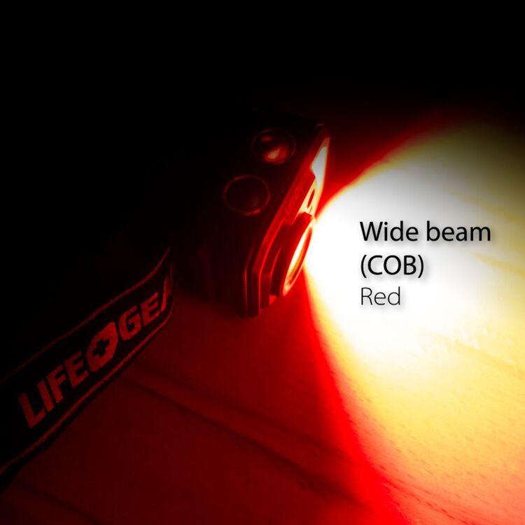 Life + Gear 375 Lumen Rechargeable Sensor Headlamp Multicoloured 375 Lumens