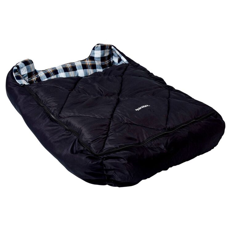 Spinifex Take Anywhere Black Pet Bed Sleeping Bag