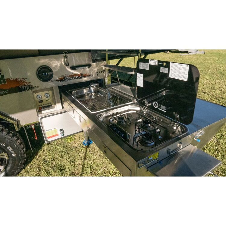 Austrack Plenty X Double Folding Offroad Camper Trailer Grey