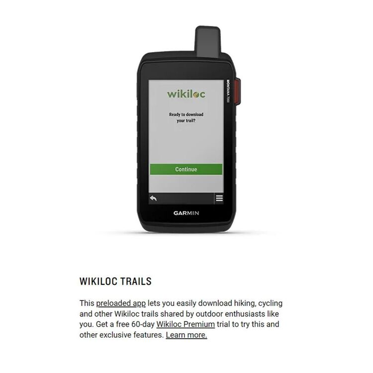 Garmin Montana 700 Rugged Handheld Touchscreen GPS Navigator with inReach Black