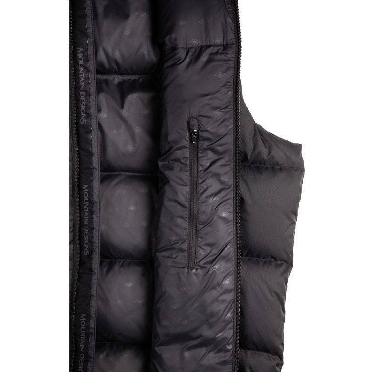 Mountain Designs Men's Resurge 700 Down Vest Black