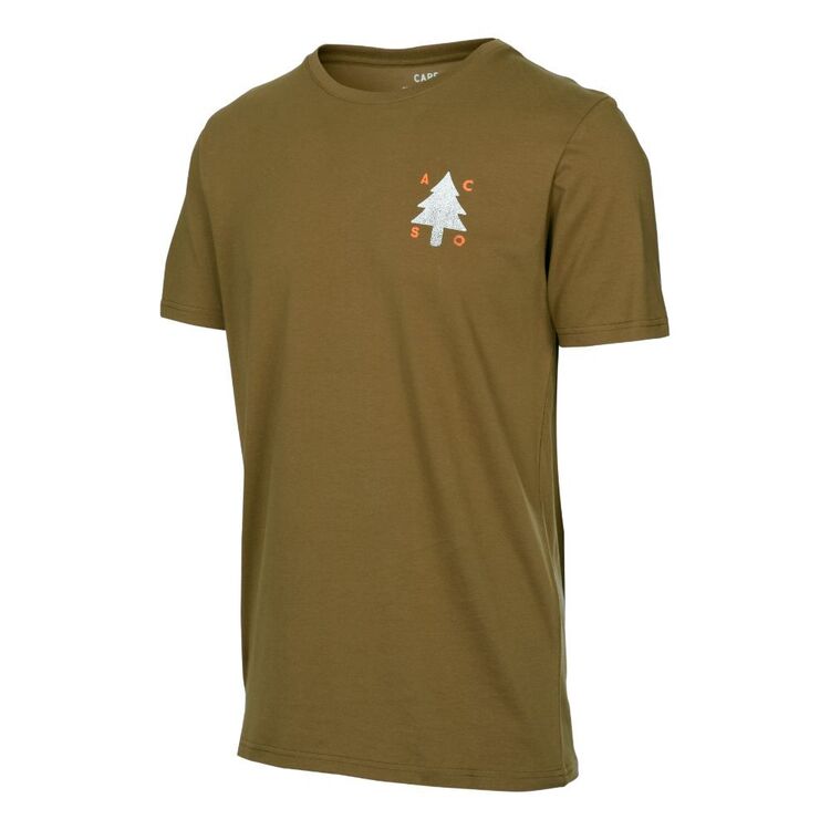 Cape Men's Tree Tee Khaki Green
