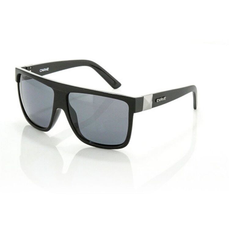 Carve Rocker Polarised Sunglasses Gloss Black & Grey Polarised One Size Fits Most