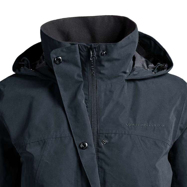 Mountain Designs Women's Cascade Hooded Jacket Black