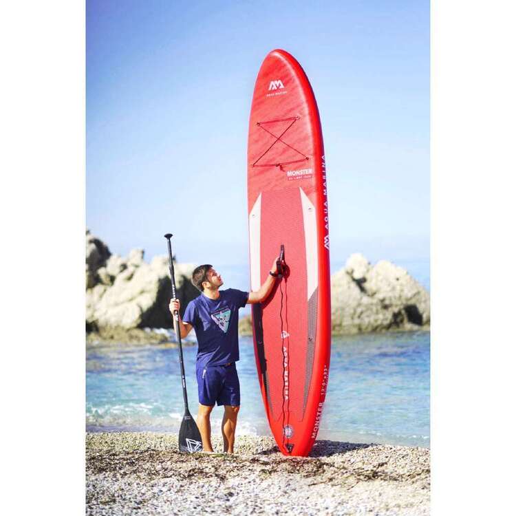 Aqua Marina Monster 2.0 12' Inflatable Stand Up Paddle Board With Paddle