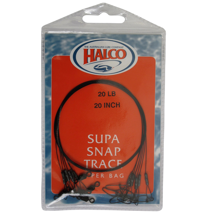 Halco Supa Snap 20 Inch Traces Black