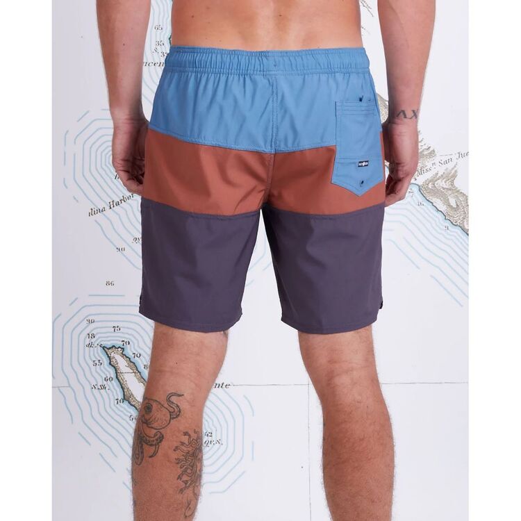 Salty Crew Mens Beacons Elastic Boardshort Slate