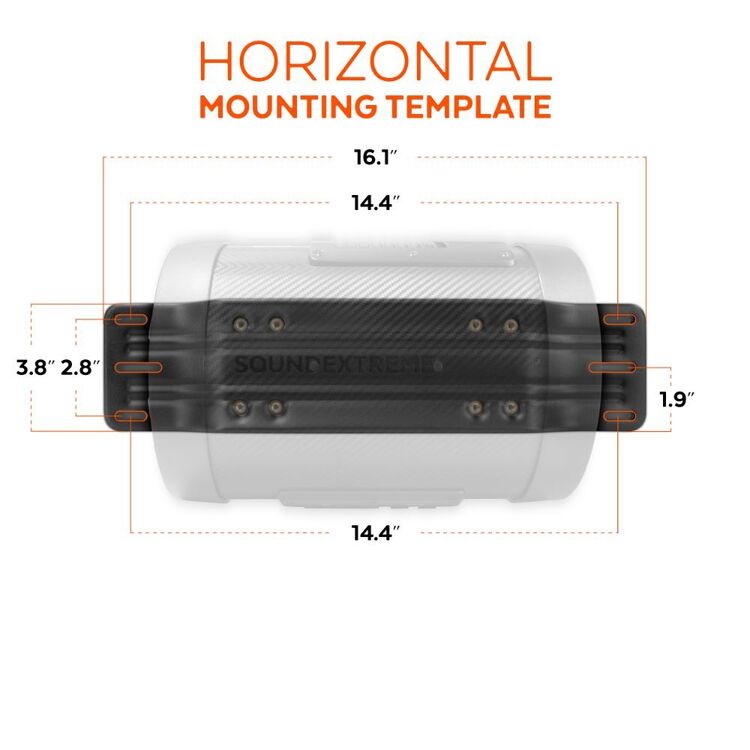 ECOXGEAR SoundExtreme ESO8 Subwoofer Black