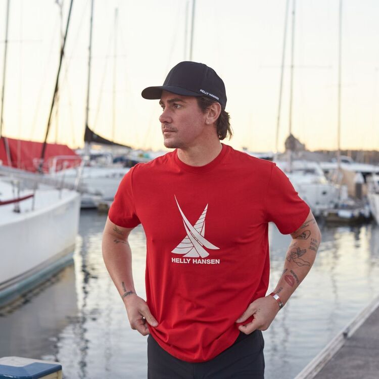 Helly Hansen Men's Twin Sail Tee Red