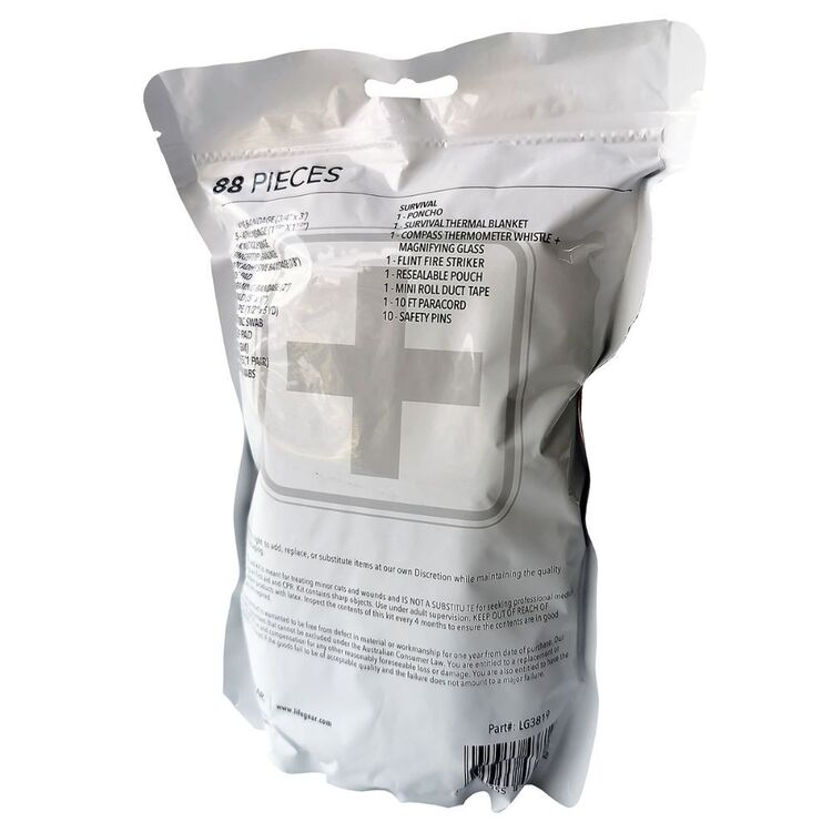 Life+Gear First Aid & Survival Quick Grab 88 Piece Kit