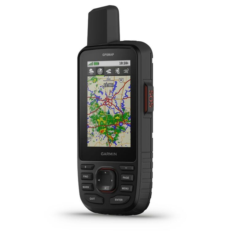 Garmin Handheld GPSMap 67i GPS Handheld and Satellite Communicator Orange & Black