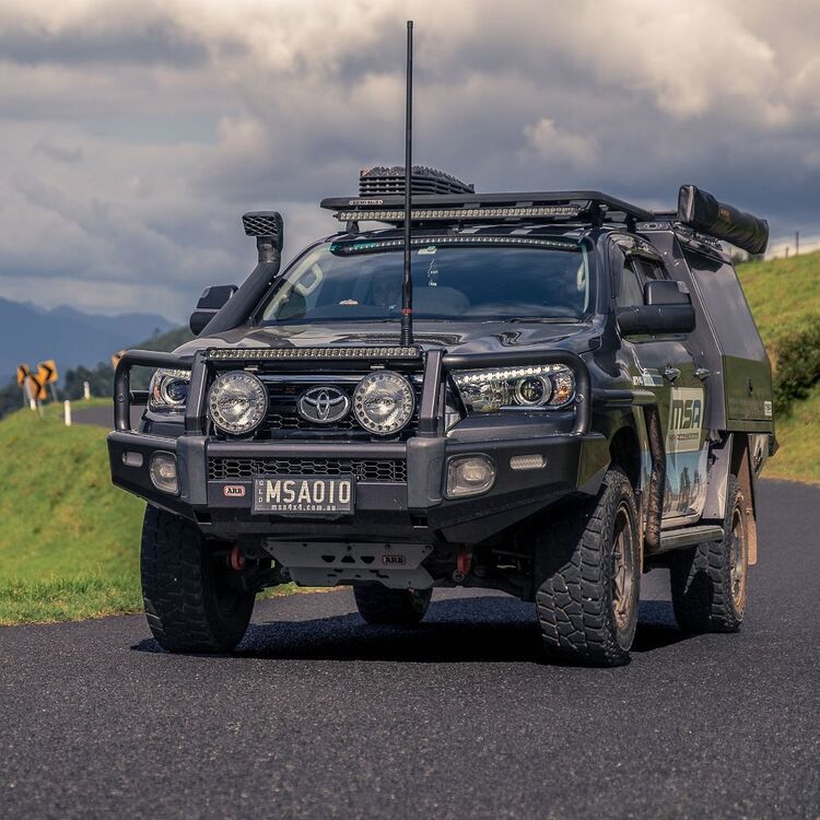 MSA 4X4 Towing Mirror Toyota Hilux 2015 - Current Black