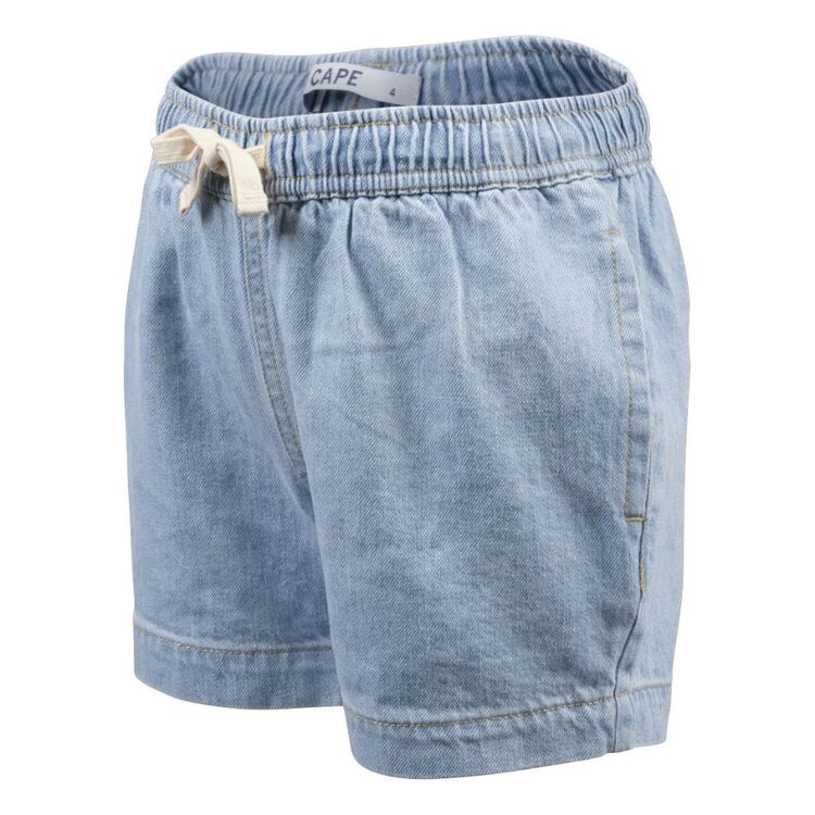 Cape Girl's Chambray Shorts Blue