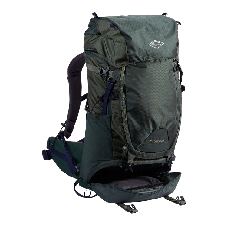 Mountain Designs X-Country 65L Technical Hiking Pack Forest Green 65 L