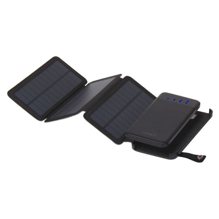 Cygnett Chargeup 8K Powerbank With Solar Black