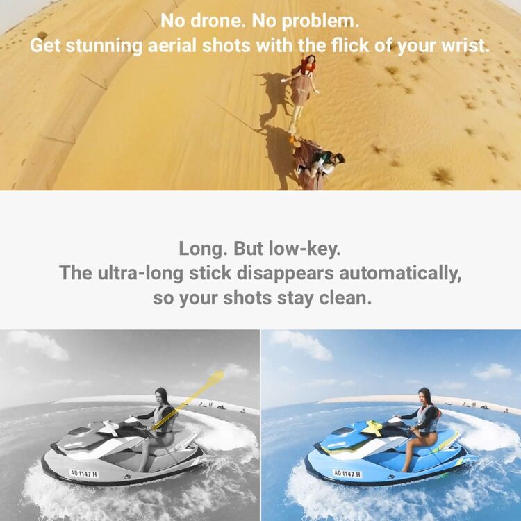 Insta360 Extended Edition Selfie Stick Black