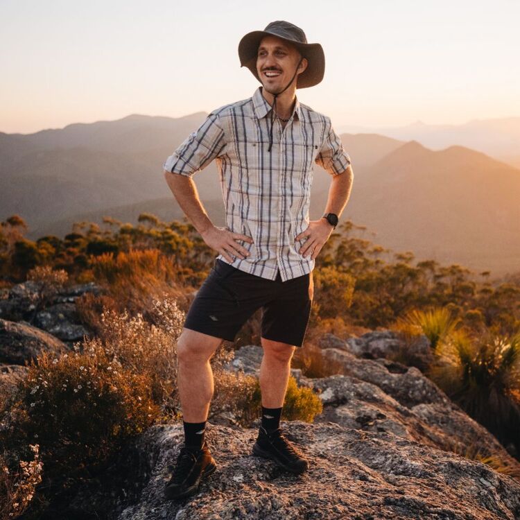 Mountain Designs Men's Jamison Long Sleeve Shirt Sand