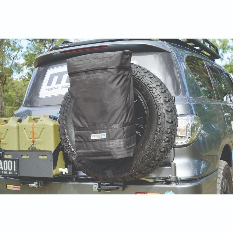 MSA Rear Wheel Rubbish Bin Black