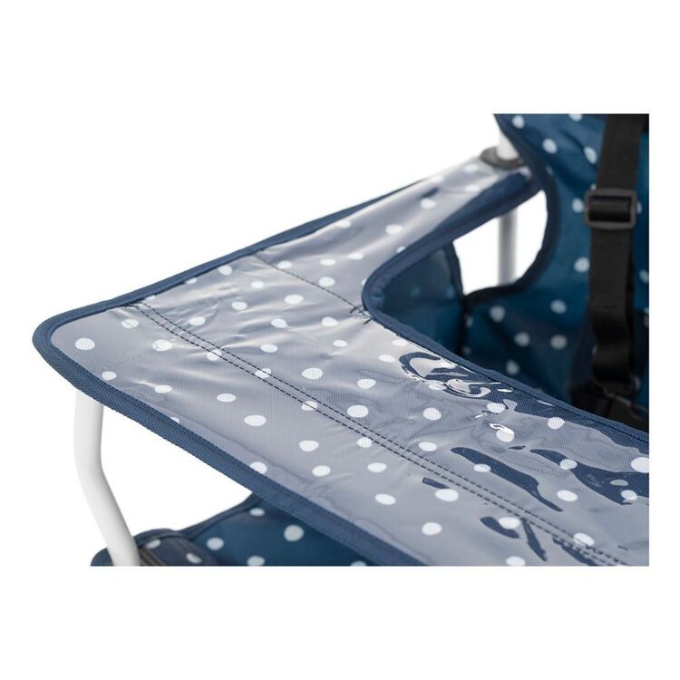 Spinifex Joey High Chair Navy & White Dots