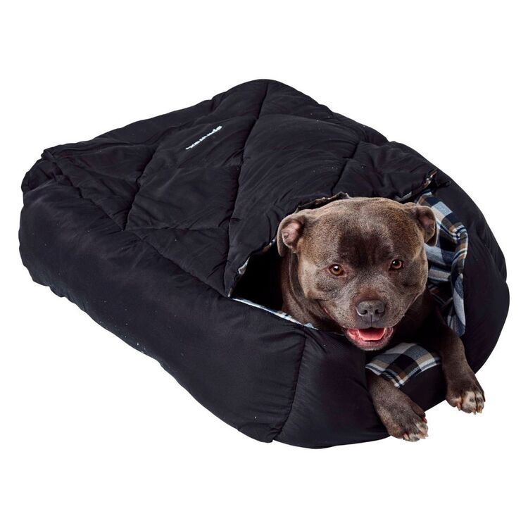 Spinifex Take Anywhere Black Pet Bed Sleeping Bag