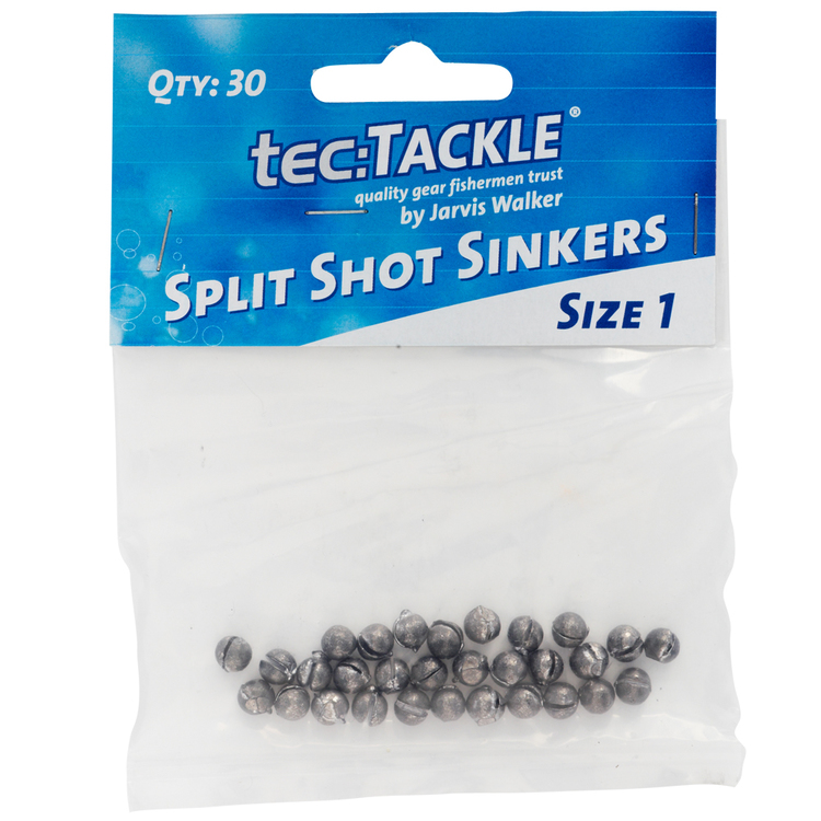 Jarvis Walker Tec Tackle Split Shot Sinkers