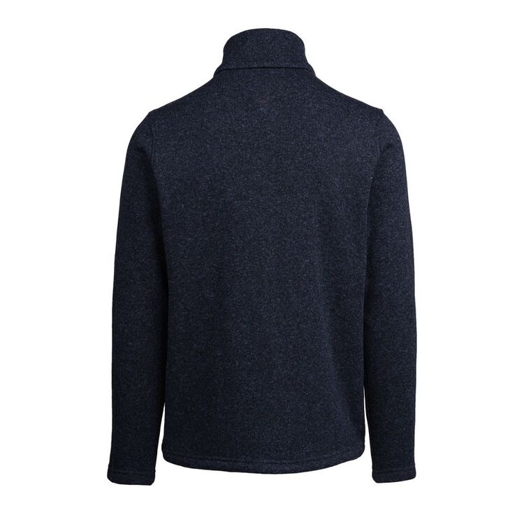 Mountain Designs Men's Ambler Full Zip Fleece Jacket Navy Melange