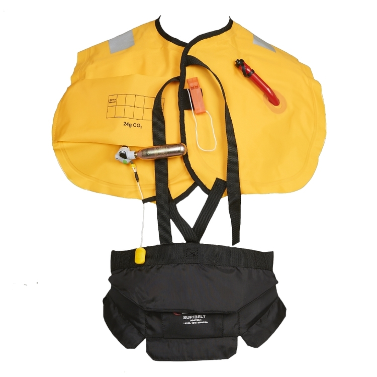 Seak L100 Manual Inflatable SUP PFD Waistbelt Black