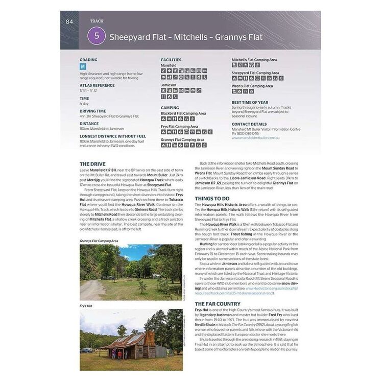 Hema Victoria High Country Atlas & Guide Multicoloured