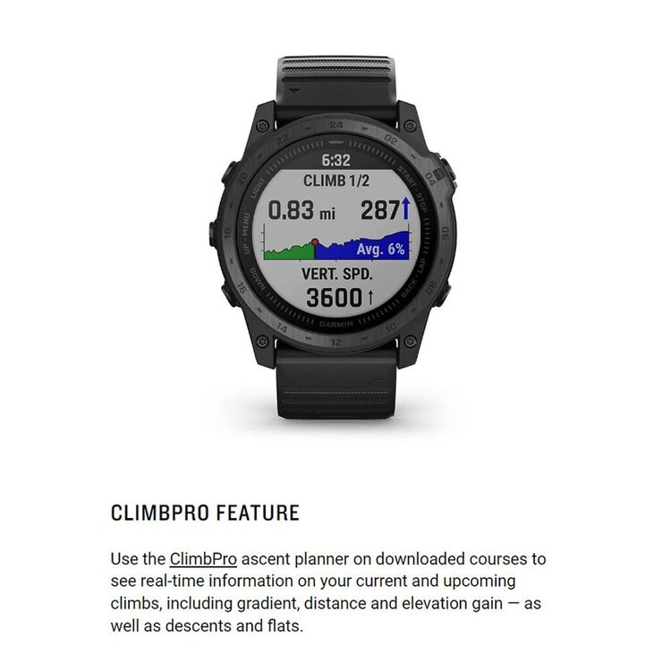 Garmin Tactix 7 Standard Edition GPS Smartwatch Black