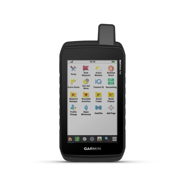 Garmin Montana 700 Rugged Handheld Touchscreen GPS Navigator Black