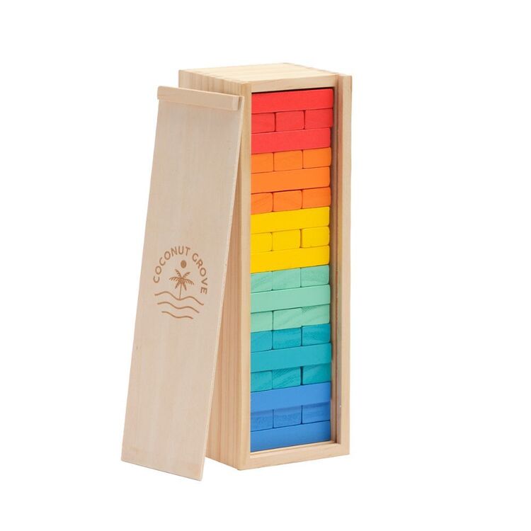 Coconut Grove Travel Jumbling Tower Rainbow