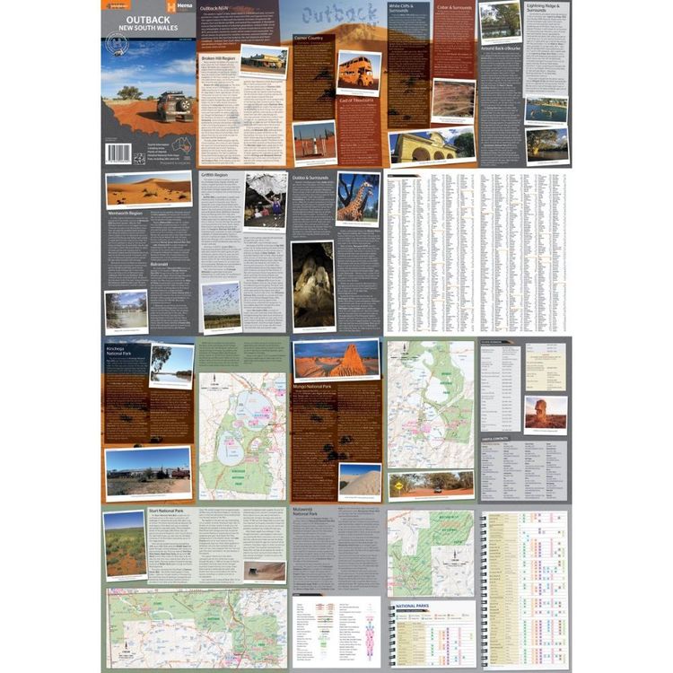 Hema Outback New South Wales Multicoloured