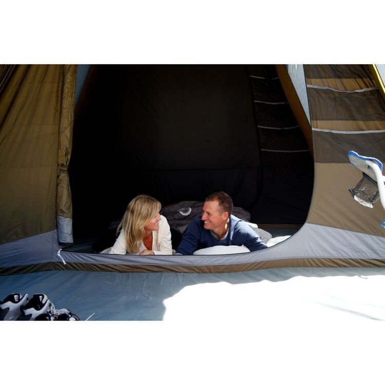 Spinifex Moondance 0° Queen Sleeping Bag Charcoal Grey & Black