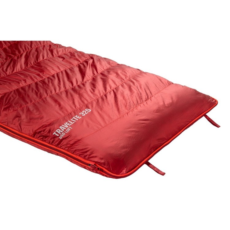 Mountain Designs Travelite 320 Sleeping Bag Red Dahlia