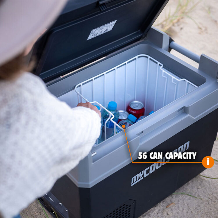 myCOOLMAN CEP 47L Portable Fridge/Freezer Grey 47 L
