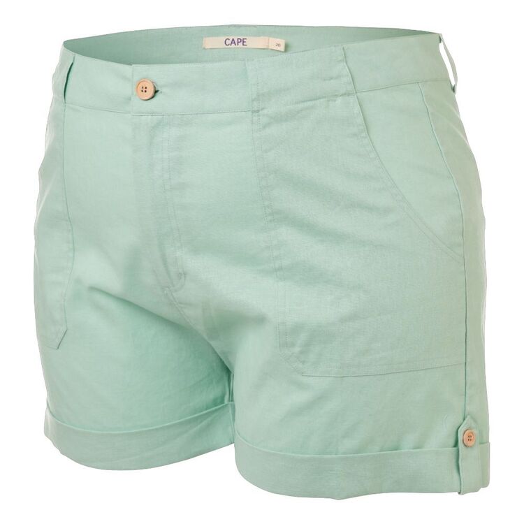 Cape Women's Plus Size Alita Shorts Sea