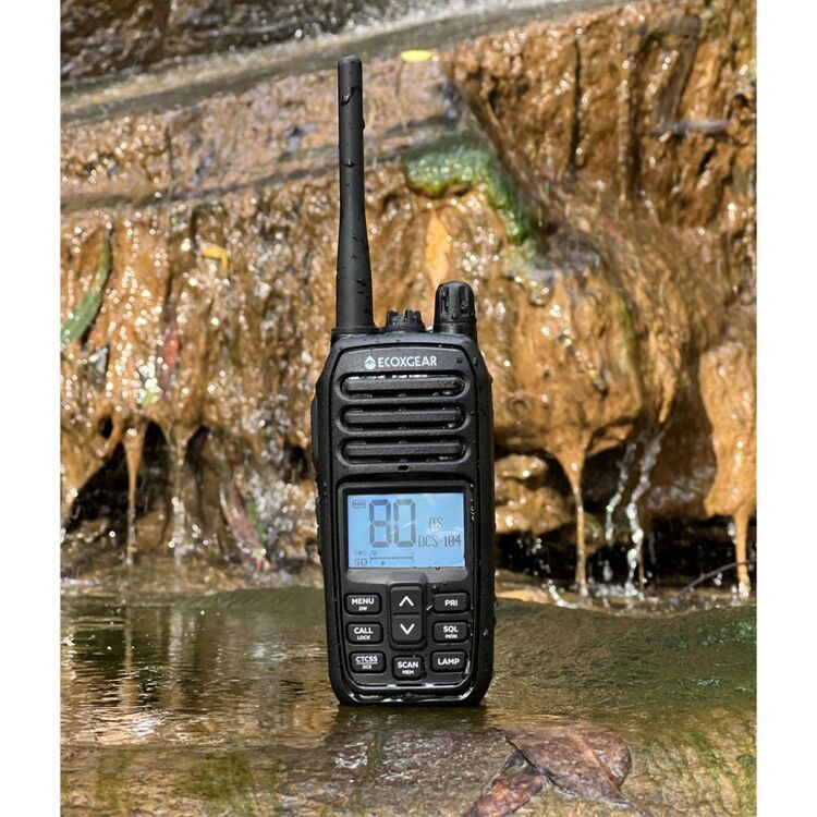 Ecoxgear 5 Watt UHF CB Radio Handheld Twin Pack Black 5 Watts