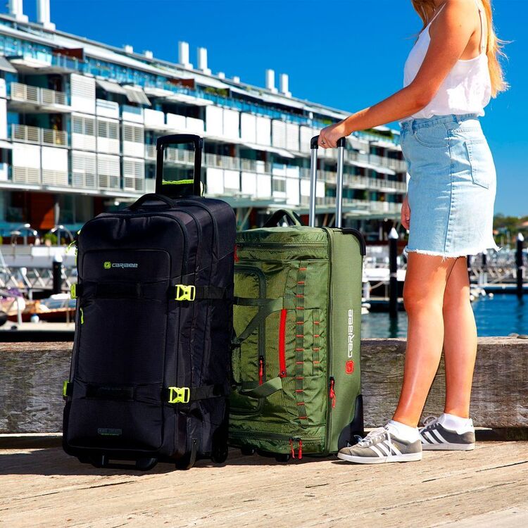 Caribee Scarecrow DX Rolling Travel Bag Black 100 L