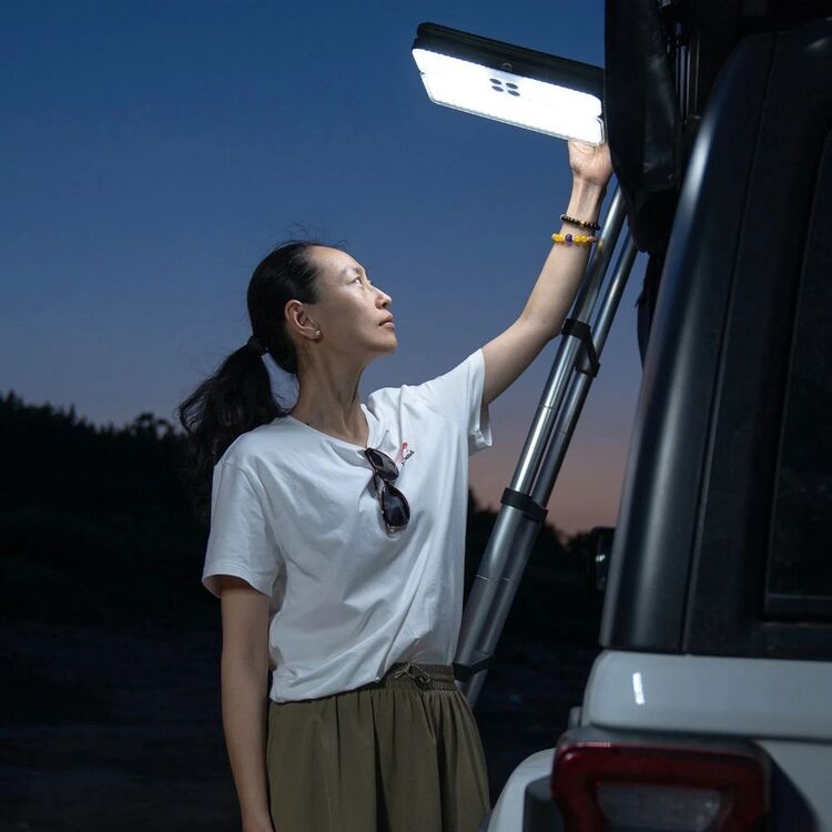 Dorcy 3000 Lumen Galaxy Solar Recharge Camp Light Multicoloured 3000 Lumens