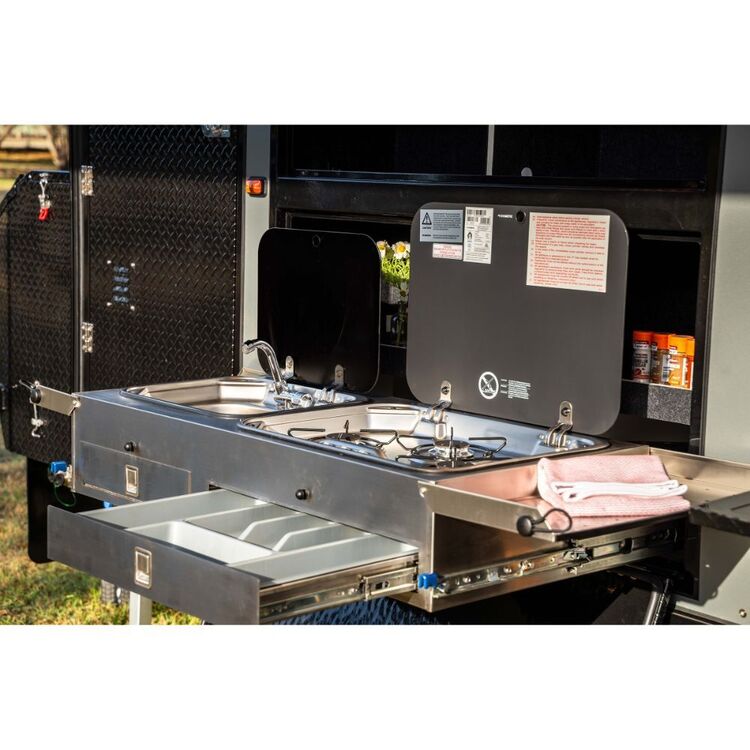 Austrack Talawana X15LS Series 3 Hybrid Camper Grey