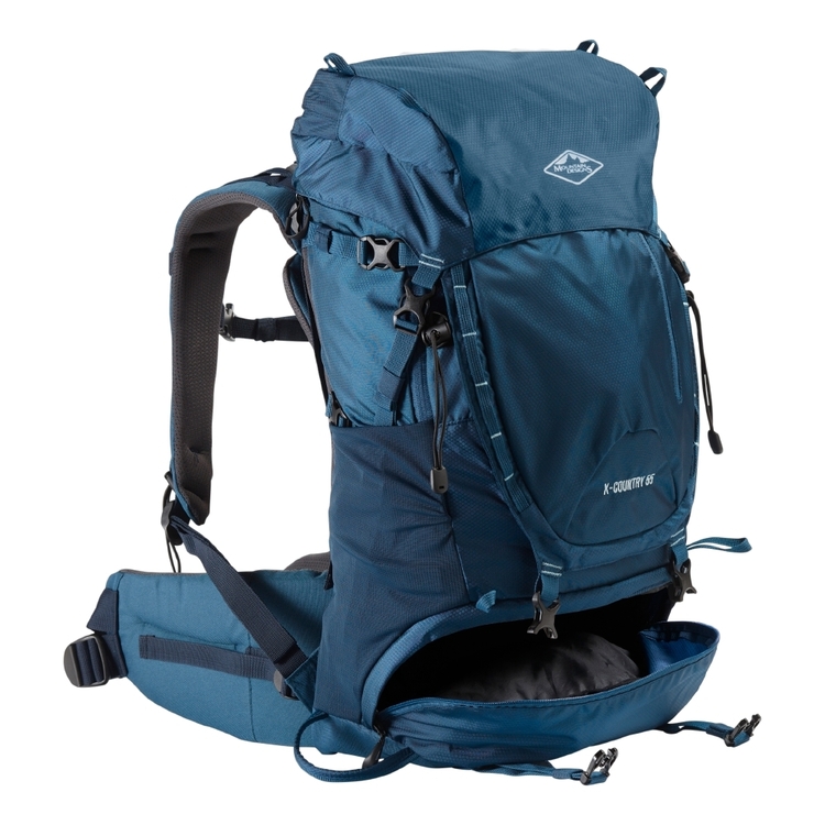 Mountain Designs X-Country 55L Technical Hiking Pack Blue 55 L